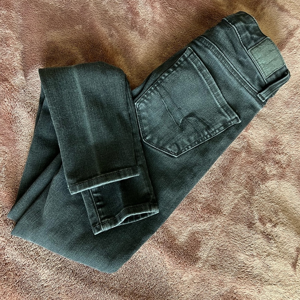 American Eagle Black Skinny Jeans - size 00